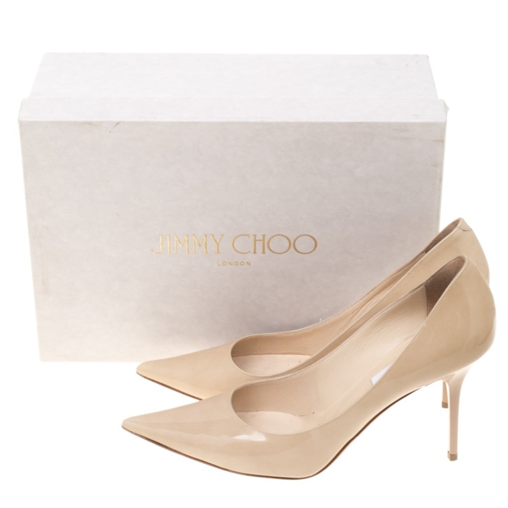 Jimmy Choo Agnes Nude Pumps sz 5